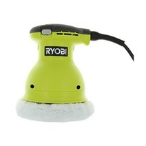 Ryobi RB61G 6인치 유선 120볼트 AC 0.5Amp 4 800 OPM 소용돌이 없는 궤도 버퍼
