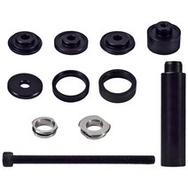 BB86/BB30//BB92/PF30/386용 자전거 바텀 브래킷 조립 및 분해 도구, 검은색, 알류미늄