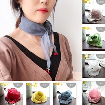 이로스데코 여름 체리 마 린넨 스카프 (미니 11컬러)