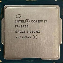 7600 13600kf amd5600 1950x3d 13700k 인텔 코어 i79700 i7 9700 3.0 GHz 중고 8 스레드 CPU 프로세서 12M 65W LGA 1151, [01] i79700