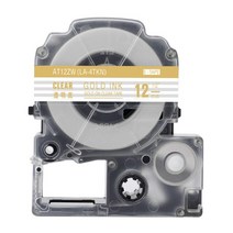 6/9/12mm 라벨 테이프 SS12KW 엡손 Lw400 LK-4WBN 카트리지 레이블 작동 LW-300 500 600P 700 메이커, 19 gold on clear_01 6mm
