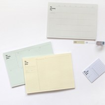 [건망증] 더메모 빅패드 노트(노트패드 대떡메모지), answer