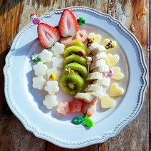 빈티지 앤틱 로즈 양식 플레이트 디너 메인 원형 접시, 1개