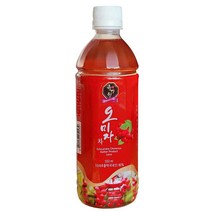 청강원 오미자차 오미자청 드링크 500ml, 1개