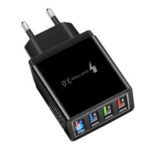 EU/US 플러그 USB 충전기 빠른 3.0 화웨이 메이트 태블릿 휴대용 벽 모바일 대 한 아이폰 13 전화 어댑터에, [07] full black