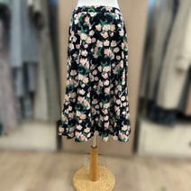 BCBG NC13 여름 플라워 플레어 A라인 스커트 B3B5S221