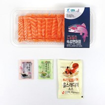 은하수산 WWF/ASC 숙성한 연어회 120g, 단품