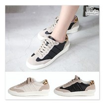 [지즈] 천연가죽 송치 포인 스니커즈 4cmㅣ11-L823-2