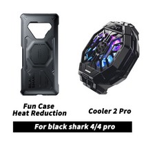 스마트폰쿨러 핸드폰쿨러 Original Black Shark Cooler 2 Pro 액체 PUBG 폰 Cooling 팬 Smart FunCooler, FunCase 쿨러 2 프로