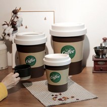 커피 디자인 휴지통_대 카페 홈카페 이쁜휴지통 쓰레기통 쓰래기통 사무실휴지통 디자인휴지통 일러스트휴지통, 라떼휴지통_대