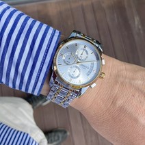 백만점 럭셔리 투톤 메탈시계 로즈골드