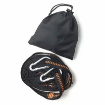 야외 소프트 사다리 나무 일시 중지 텐트 로프 웨빙 리본 탈출 훈련 화재 구조 등산 휴대용, 한개옵션0