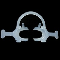 경추 견인기 치과 재료 치열 교정 형 투명 치아 구강 내 립 뺨 견인기 입 오프너 핸들, 작은