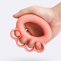 VOLAR 손걸이형 실리콘 악력기, 코랄오렌지 (초중급자 : 30LB)