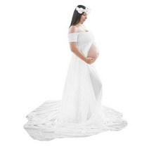 만삭사진 원피스 임산부 드레스 레이스 출산 임신 맥시 가운 출산 소품 옷 만삭촬영
