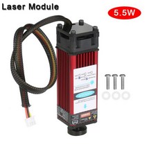 레이저커팅기 레이저가공 40W 레이저 모듈 450nm 조각 머리 기계 CNC 라우터에 대 한 높은 정밀도 금속 나, 05 Wine Red 5.5W
