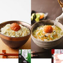 오차즈케 일본식자재 일본식재료 카츠히메 『우메보시 전문점의 사치 오 기슈 난코우메 곁들임』『 산초 육 차즈케 곁들임』각 2종✖2봉지 총 4봉지 1봉지에 대해 「감 제작」의 매실 장, 카츠히메 『우메보시 전문점의 사치 오차즈케 기