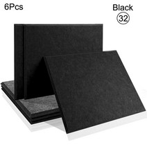 스튜디오 차음재 흡음재 방음재 방음벽 접착식 셀프시공 녹음실 실내 소음 흡음판, CHINA, 32--Black, 32--Black