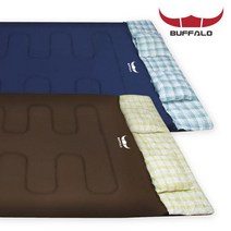 몽크로스 바젤 로잔 더블 사계절 차박 캠핑 경량 침낭 캠핑용품 1인용 2인용, 버팔로 침낭더블, 브라운