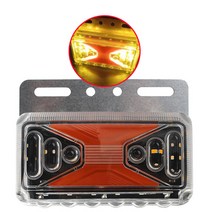 24V 차폭등 LED 후미등 트럭램프 자동차보조등 버스 대형차미등 자동차램프 오렌지 라이트 캠핑카 안전등 사이드등 사이드라이트 관공서