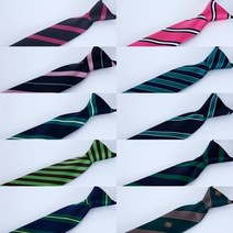 기타 넥타이 시즌9 핑크와 녹색계열 10Colors 자동넥타이
