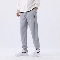 2023 신상품 캐주얼 바지 일본 헐렁한 패션 브랜드 유미 패션 항구풍 맨투맨 트레이닝 바지 남성