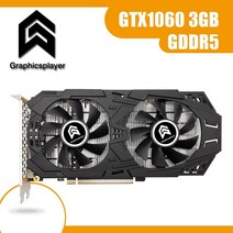 그래픽 카드 NVIDIA GTX PC 게임용 기존 GTX 1060 칩셋 3GB 192BIT GDDR5 비디오 카드 placa de 비디오 카드