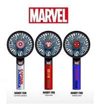 MARVEL 2WAY 휴대용 핸디 미니 FAN 선풍기 1개, 아이언맨, 미니선풍기