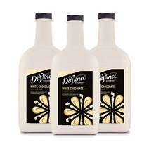 다빈치 화이트초콜렛소스 2.6kg 1박스 3개 초코소스, 단품