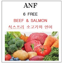 ANF 독 식스프리 5.6kg 소고기와 연어 ANF 6Free for dog