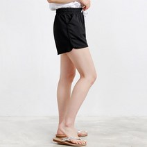 RichFun 여자 블랙 3부 반바지 츄리닝 여성 핑크 고등학생 중학생 편한 허리밴딩 홈웨어 3컬러