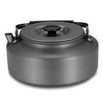 1.6L 휴대용 물 주전자 물 주전자 주전자 커피 주전자 실내 알루미늄 합금 차 주전자 야외 캠핑 하이킹 피크닉 냄비