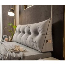 침대 등받이 삼각 쿠션FORMTHEO-큰 긴 웨지 베개 장식 홈 침대 머리판 등 쿠션 싱글 더블, 06 as picture_06 180x50x20cm
