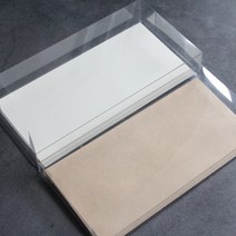 PET 투명 용돈봉투 상자 케이스/고급 현금 상품권 예단봉투 박스, 2. (소)9.2x3x18.2cm