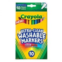 크레욜라 수성마카 가는선, 10색, 1개