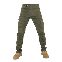 남성용 모토 장비 판탈롱 모토크로스 벨트 보호 운전 면허증 테스트, 07 C no gear green_01 S