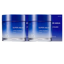 미샤 수퍼아쿠아 울트라 히알론 크림 70ml 수부지 속건조 보습감 히알루론산 크림, 1+1