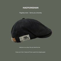 헌팅캡 반대로착용 모자 일본스타일 스트릿 아플리케 힙합 유행브랜드 오리주둥이 베베 모자여성 앞 전진모자 코디가잘되는 여름가을 남성 레