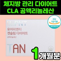 체지방 컷팅 갱년기 나잇살 공액 리놀렌산 리놀레산 다이어트 CLA 씨엘에이 감소 보조제 홍화씨 홍아씨 오일 기름 홍화씨유 허리살 복부 내장 지방 팔뚝살 50대 중년 남성 여성 뱃살, 120캡슐, 1박스