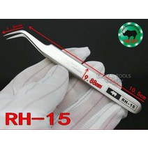 일본어 RHINO 브랜드 RH-15 곡선 족집게 안티 산성 고정밀 슈퍼 하드 샤프 시계 또는 모바일 수리