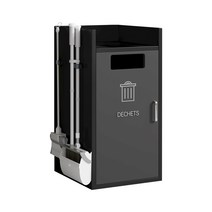 로고인쇄 주방 업소용 숨겨진 쓰레기통, A