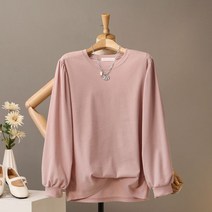 모노시크 레티민 베이직 소매 퍼프 티셔츠 MNTE485