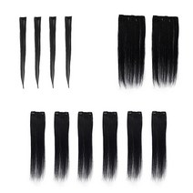 55cm 내가하는 셀프가발 탈부착 똑딱핀 인모피스 12피스 2종, #1, 12(A)1핀x4개+2핀x6개+3핀x2개