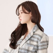 가발매니아 루즈펌 3피스 52cm 파워1피스+부분2피스 (고열사), 초코브라운, 1세트