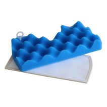 핸디형 소형 자동차용 진공청소기 1 set blue 스폰지 hepa filter kit for samsung dj97-01040c sc43 sc44 sc45 sc47 시리즈, 푸른