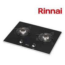 린나이 2구 빌트인 블랙펄 가스 쿡탑 레인지 RBR-P2500 타공사이즈:560x430, LPG프로판가스, RBR-P2500(220v코드)