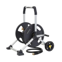 Gorilla 61m(200피트) 알루미늄 제로 러스트 업라이트 호스 릴Gorilla Carts, Hose Reel, 200FT