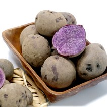 GAP 하동 보라색 유황감자 1.7kg (특대) 보라색감자 2023년 봄수확 감자 자영감자, 1박스, (특대) 3.7kg