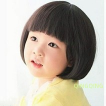 아동 가발 여아 단발 여아 가발 아기 가발 아기 가발 공주 가발 Wstug 증정