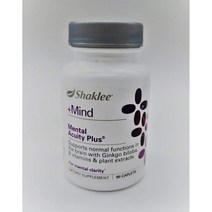 미국직구 Shaklee Mental Acuity Plus(90 캐플릿), 수량, 상세참조